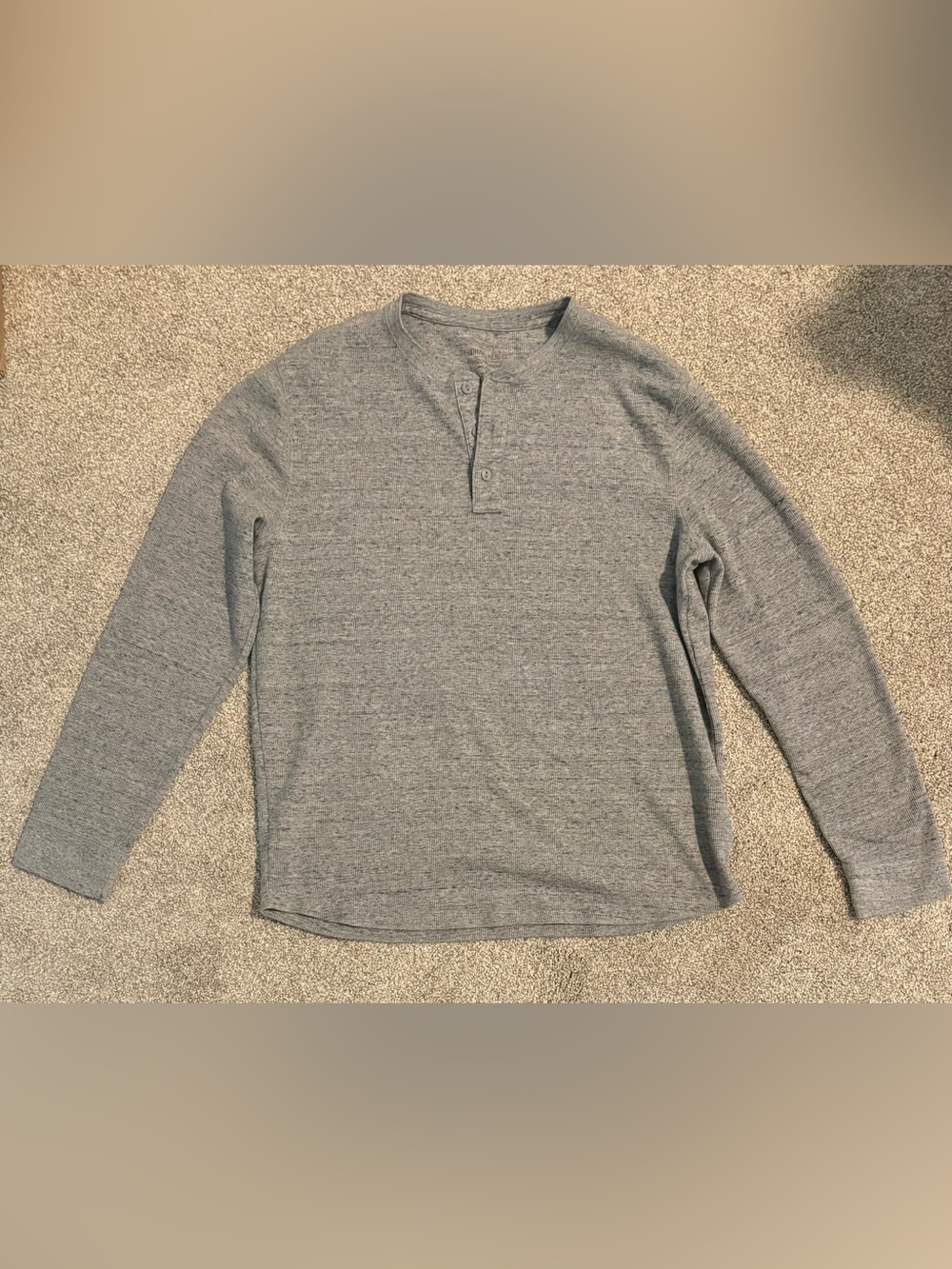 Sonoma Gray Thermal Henley